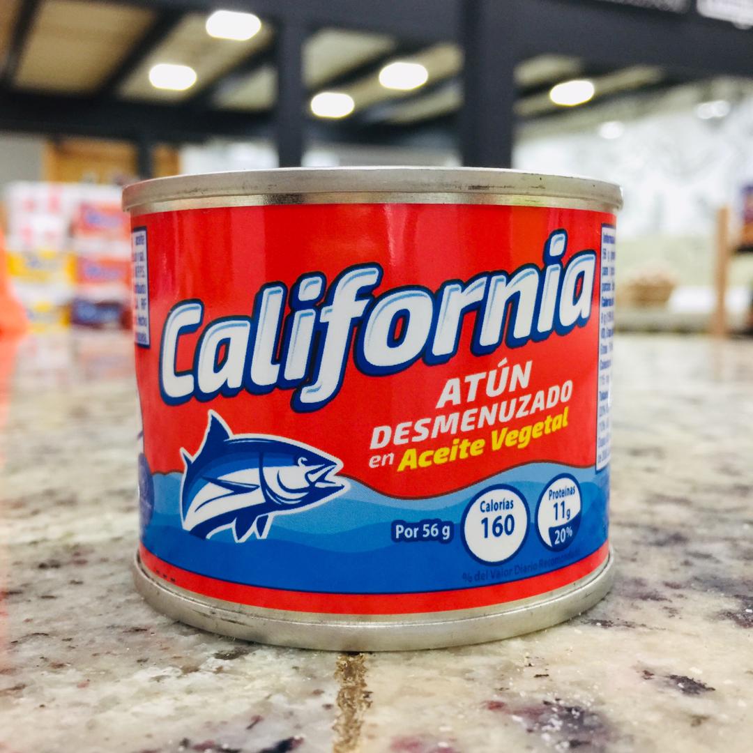 ATUN CALIFORNIA DESMENUZADO EN ACEITE VEGETAL 98GRS