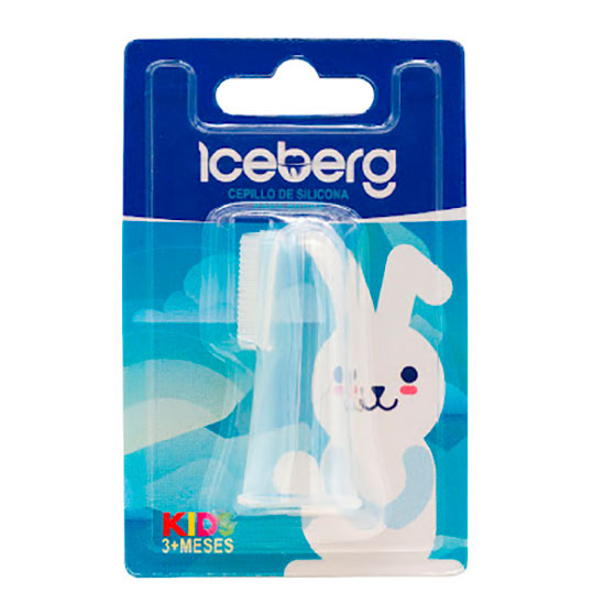 CEPILLO DE SILICONA PARA BEBES ICEBERG