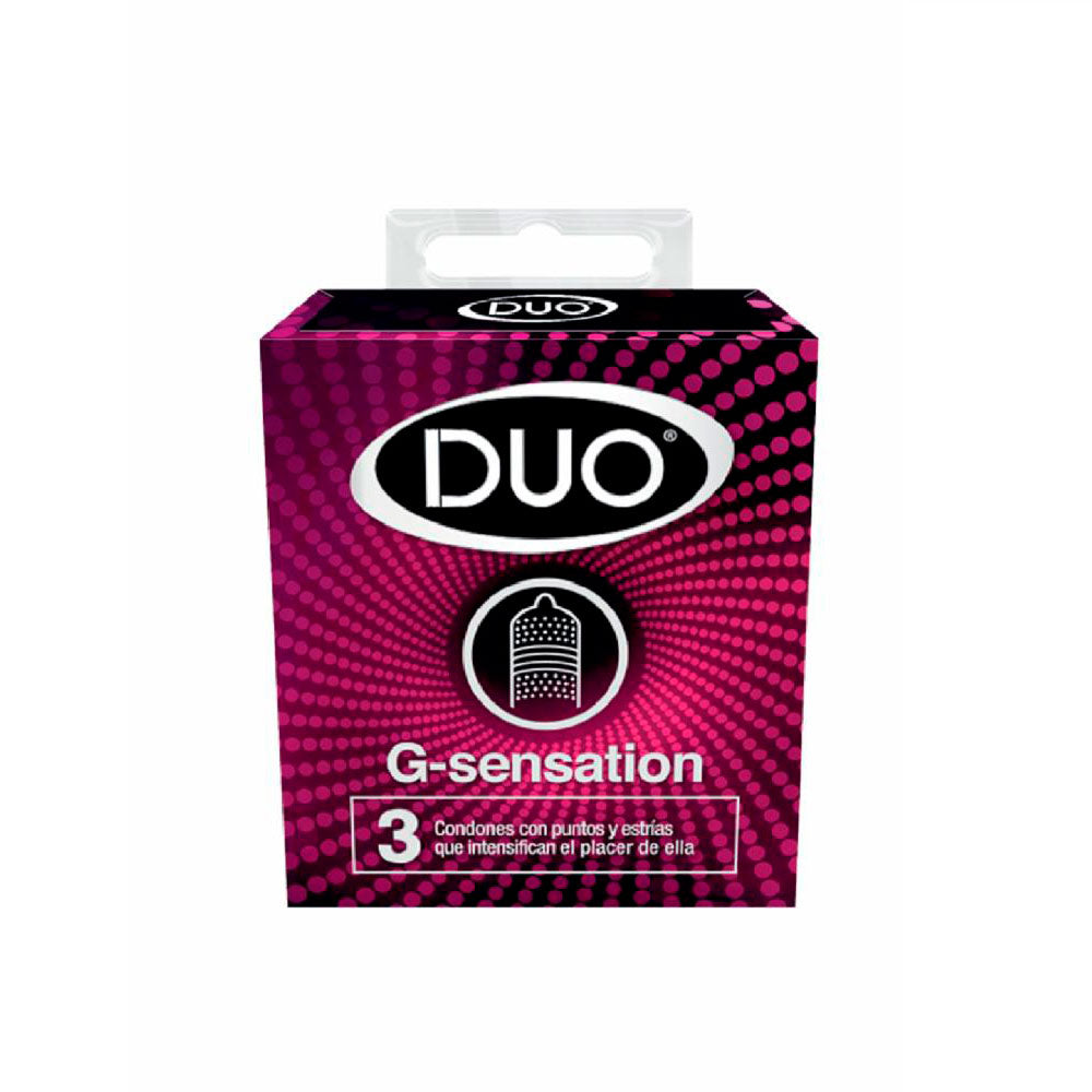 CONDONES DUO G-SENSATION 3UN
