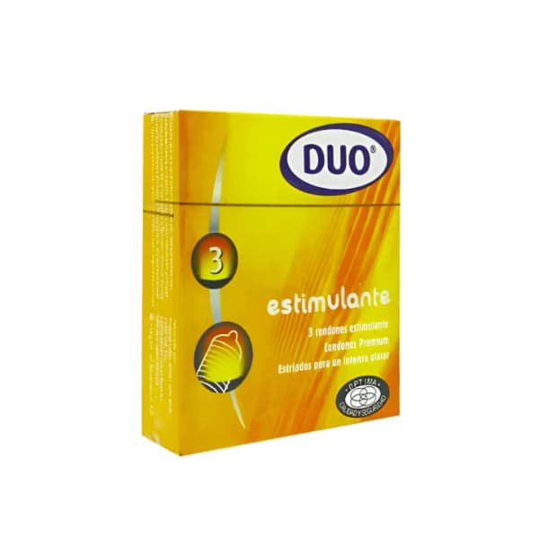 CONDONES DUO ESTIMULANTE 3UN