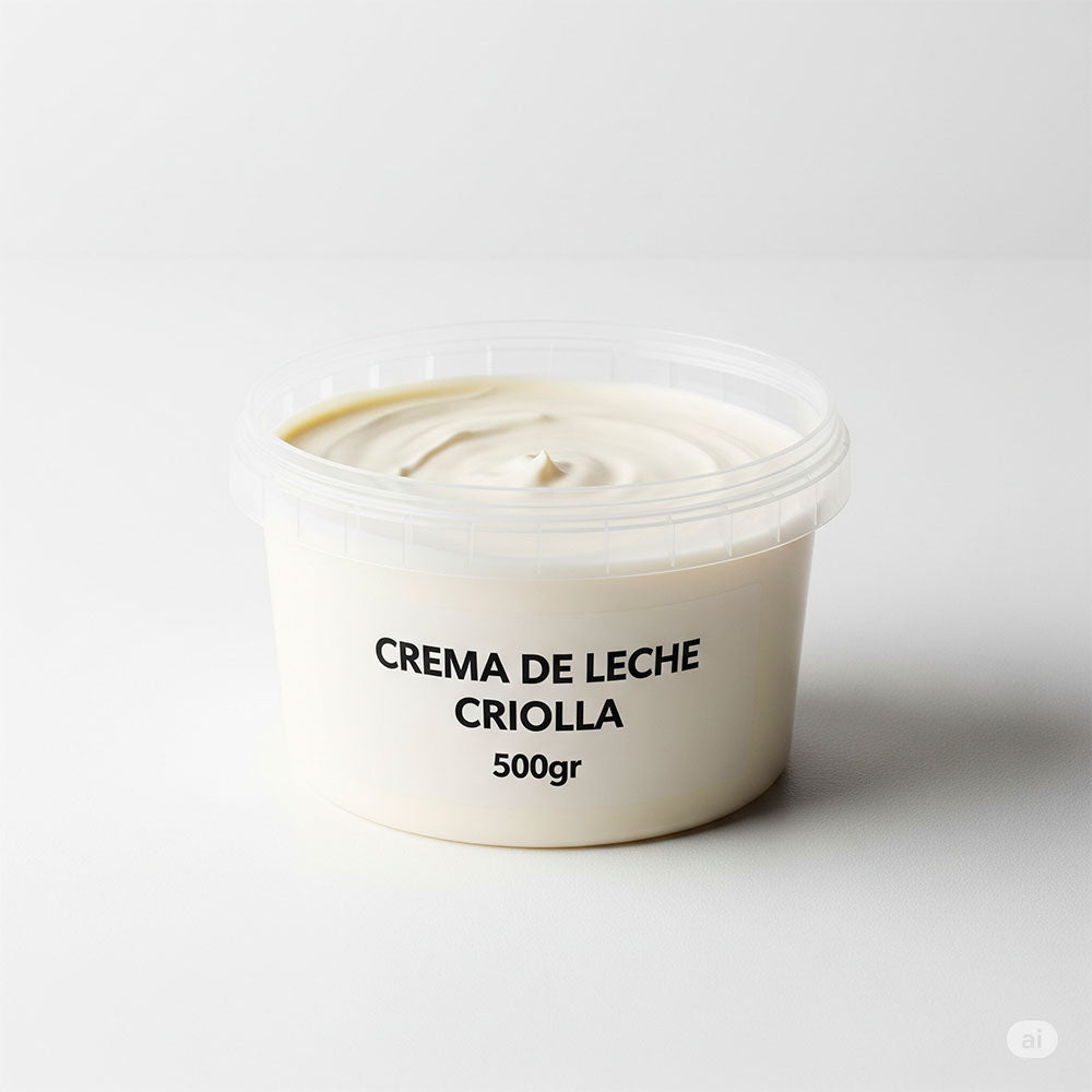 CREMA DE LECHE CRIOLLA 500GR