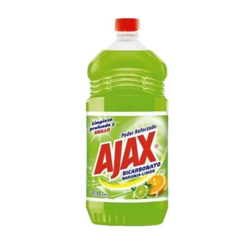 DESENGRASANTE AJAX BICARBONATO NARANJA LIMON 1LT