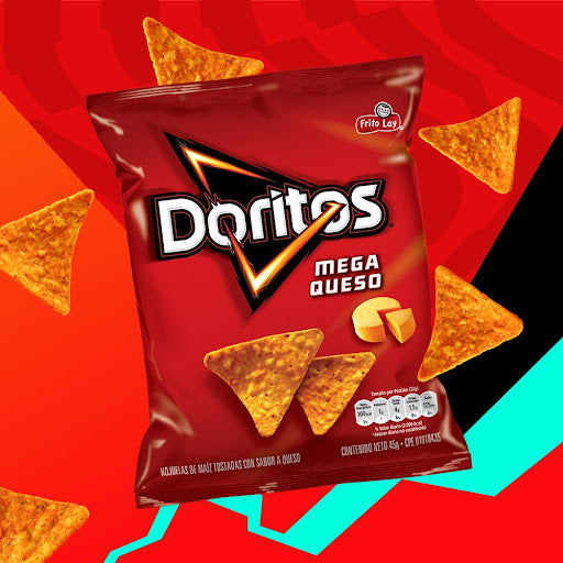 DORITOS MEGAQUESO 45GRS.