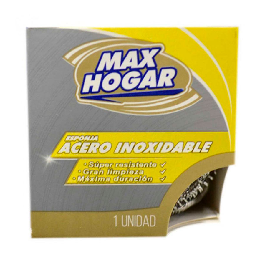 ESPONJA ACERO/INOXIDABLE MAX HOGAR