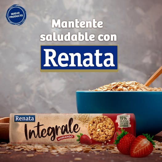 GALLETA INTEGRAL RENATA AVENA Y FRESA