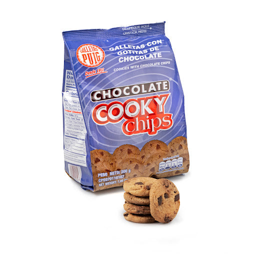 GALLETAS CON CHOCOLATES COOKY CHIPS PUIG 200GRS.