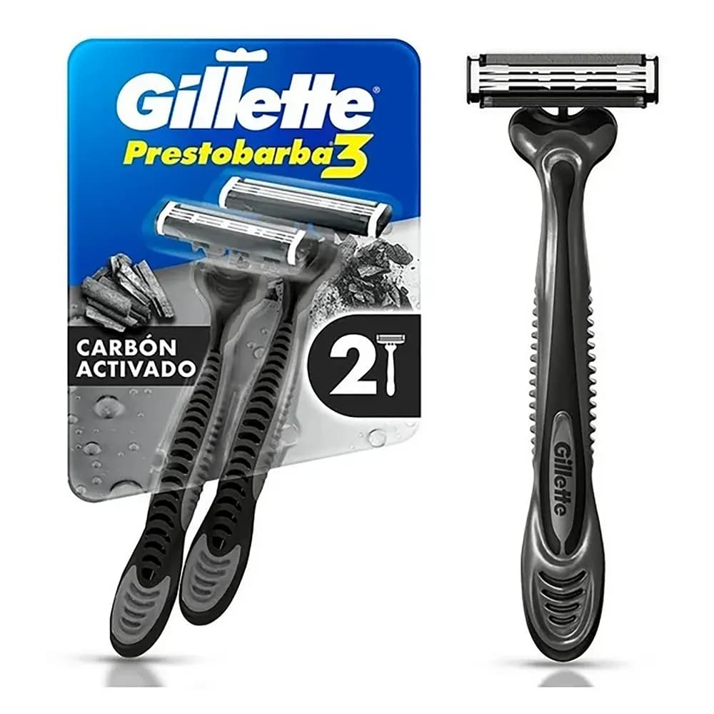 GILLETTE BLISTER 2 CARBONO