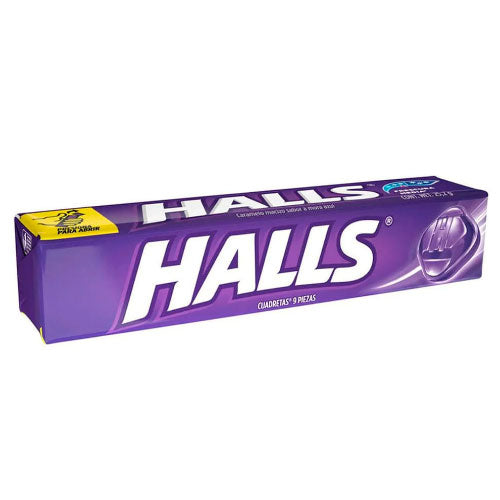 HALLS MORA AZUL 25GRS