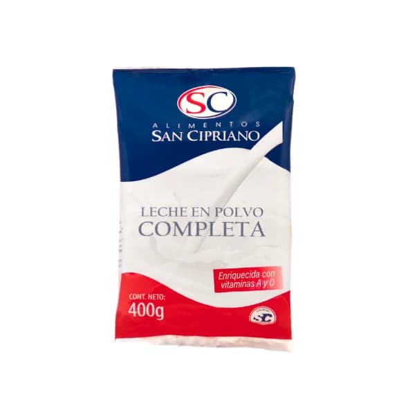 LECHE EN POLVO COMPLETA SAN CIPRIANO 400GR