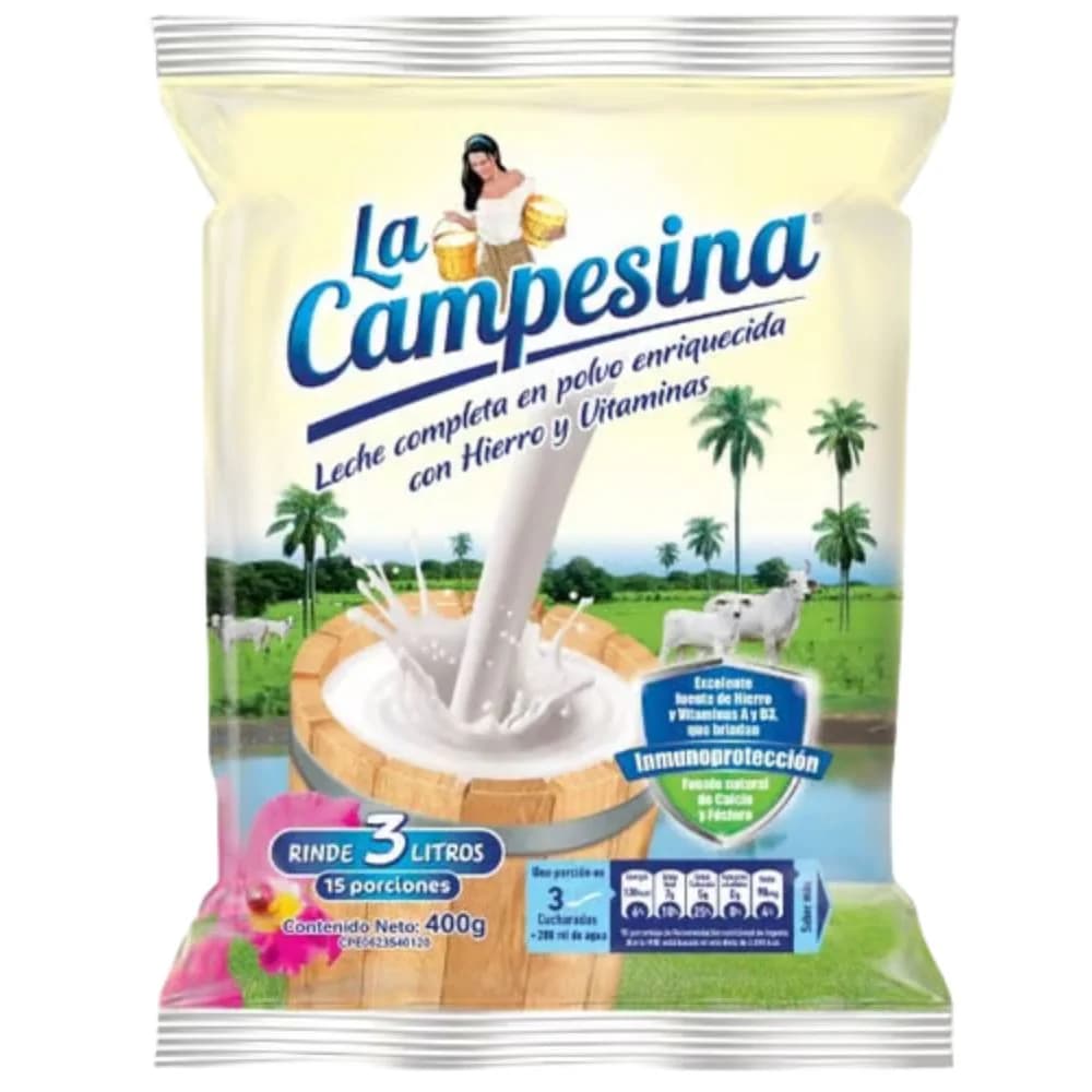 LECHE EN POLVO LA CAMPESINA 400GR