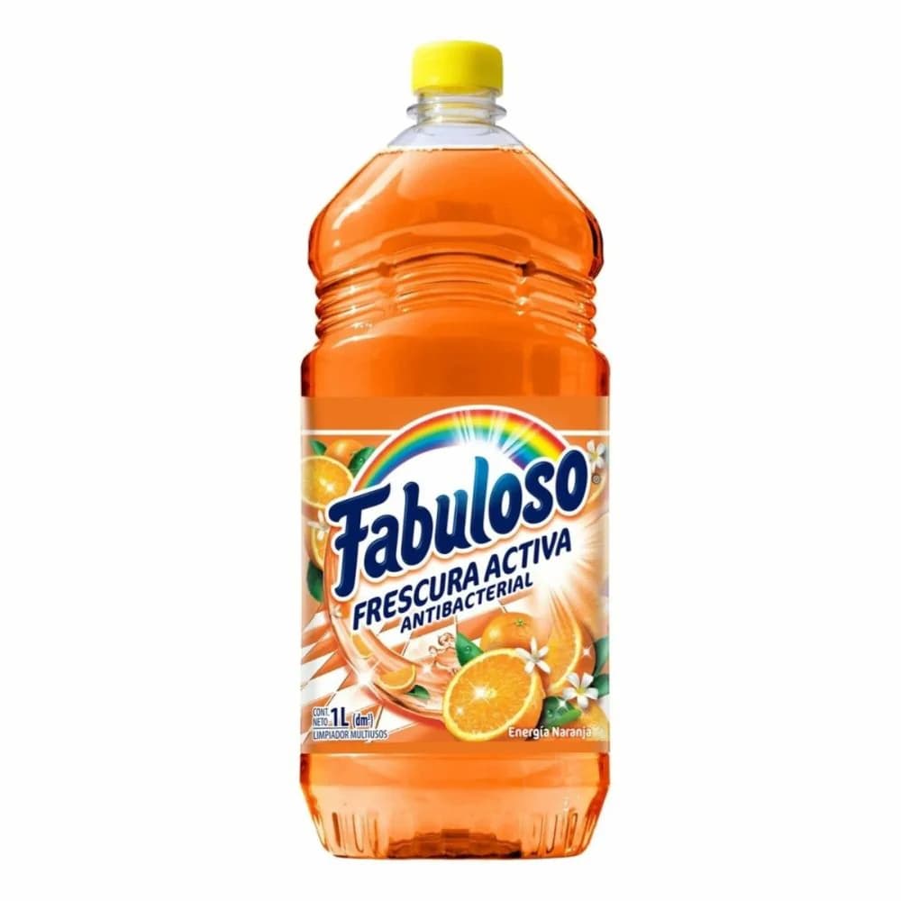 LIMPIADOR FABULOSO ANTIBACTERIAL ENERGIA NARANJA 1L