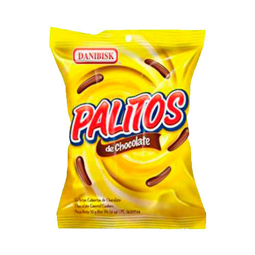 PALITOS DE CHOCOLATE DANIBISK 150GRS.