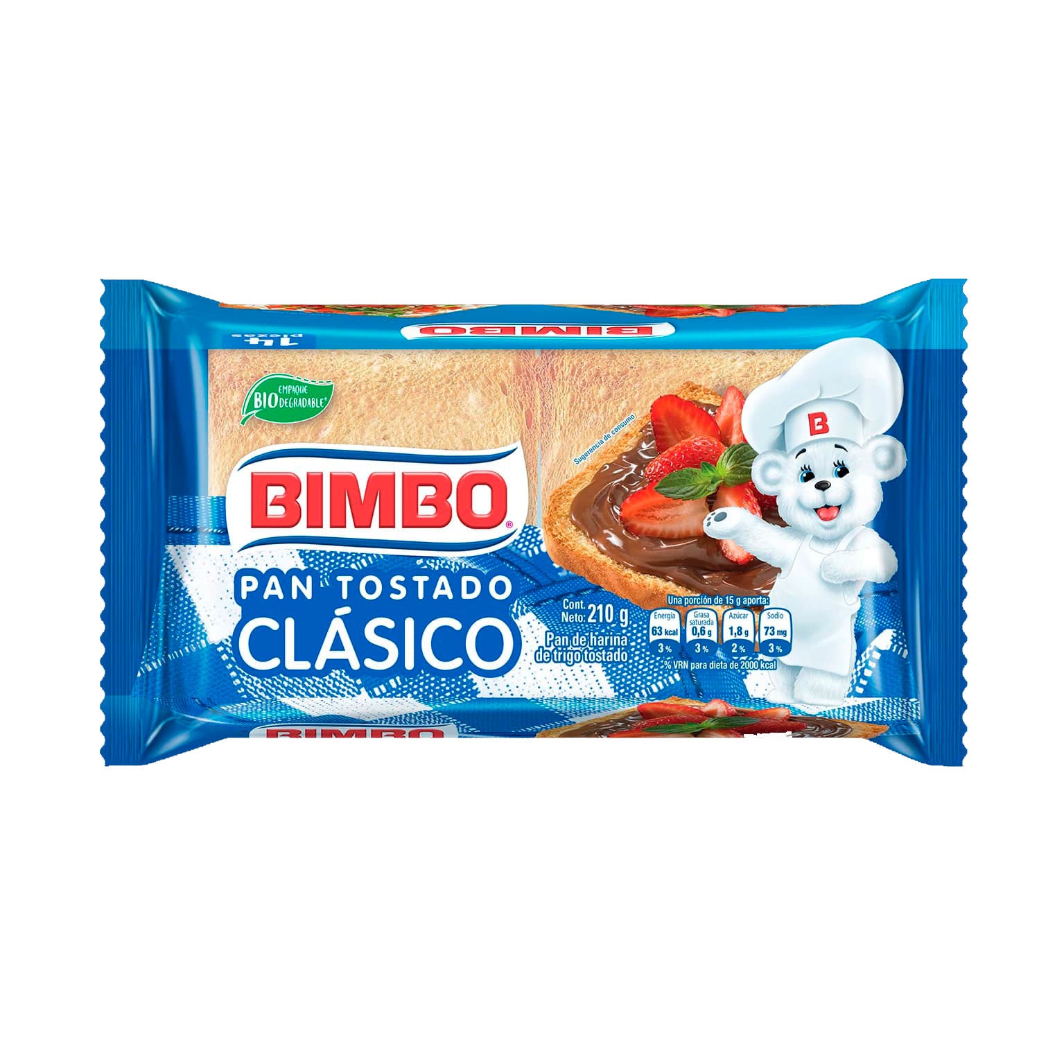 PAN BLANCO TOSTADO CLASICO FRESCO 70GR