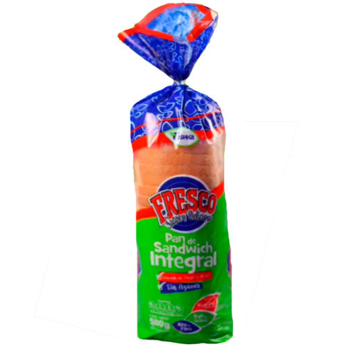 PAN DE SANDWICH INTEGRAL FRESCO TOSHKA 500GR