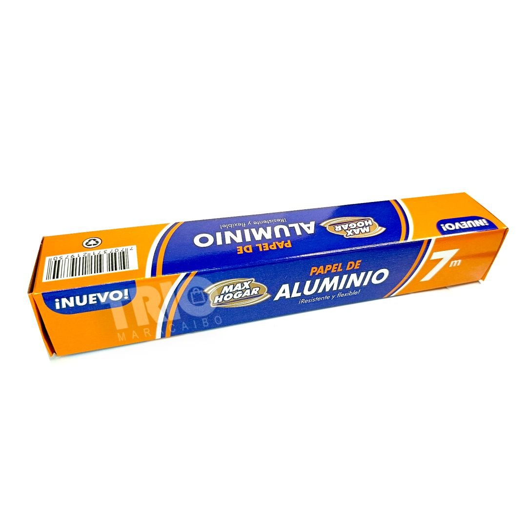 PAPEL DE ALUMINIO MAXHOGAR 7 METROS