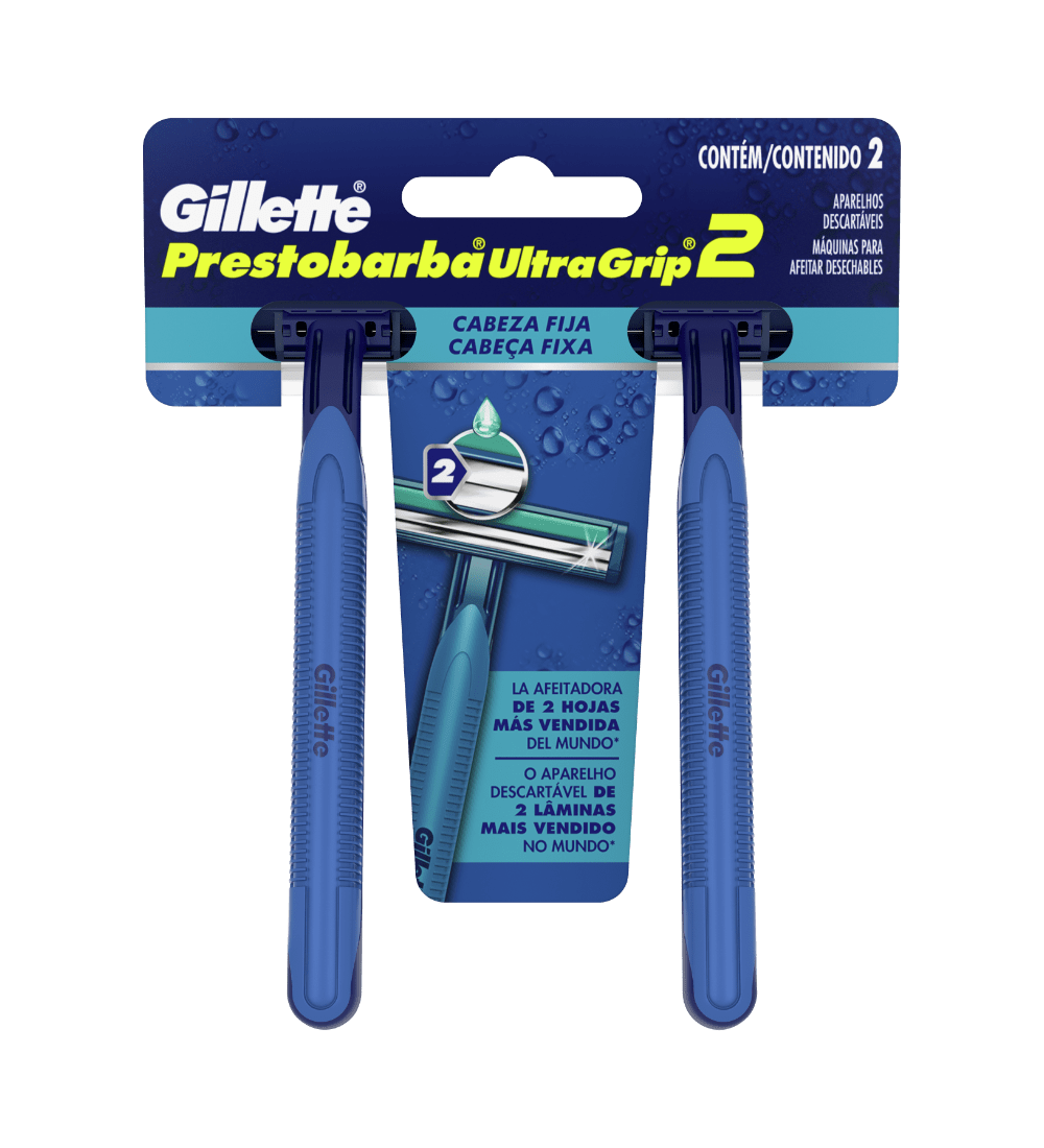 PRESTOBARBA GILLETTE ULTRAGRIP 2