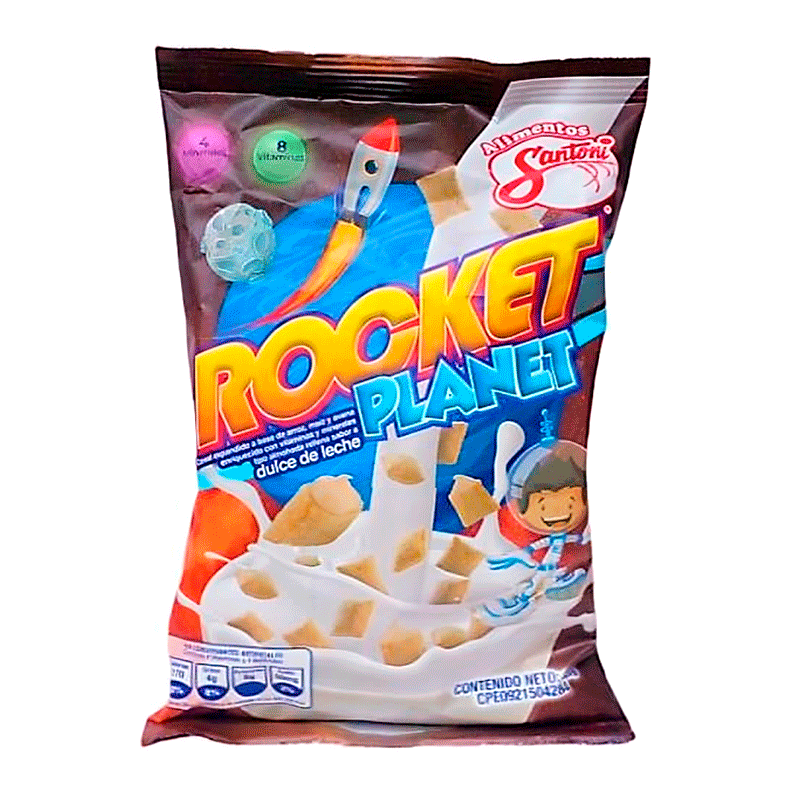 ROCKET PLANET DULCE DE LECHE CEREAL 220GR