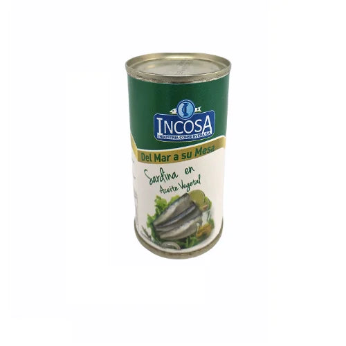 SARDINA EN ACEITE VEGETAL INCOSA 170GR