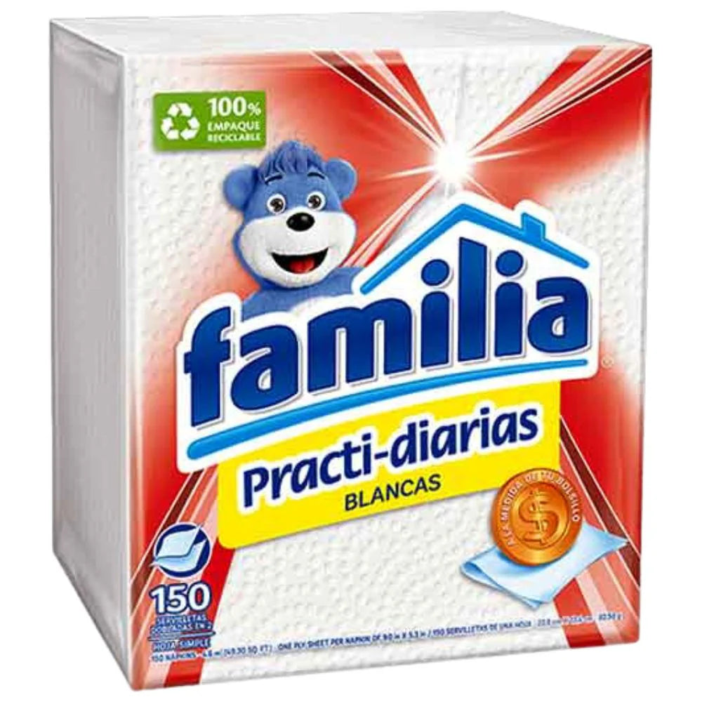 SERVILLETAS FAMILIA PRACTIDIARIAS 150UN