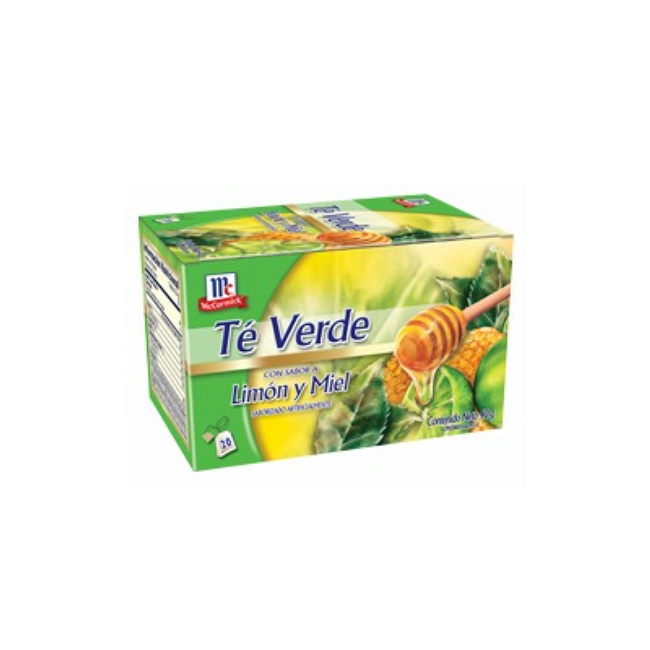 TE VERDE LIMON Y MIEL MCCORMICK 2 UNID