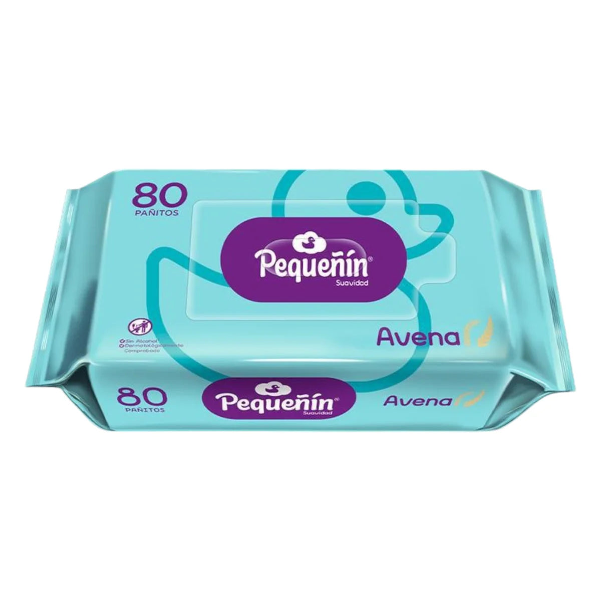 TOALLA HUMEDA PEQEÑIN AVENA 80UN