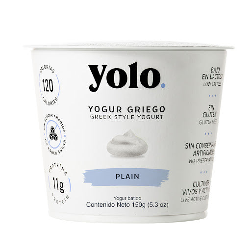 YOGUR YOLO PLAIN 150GR