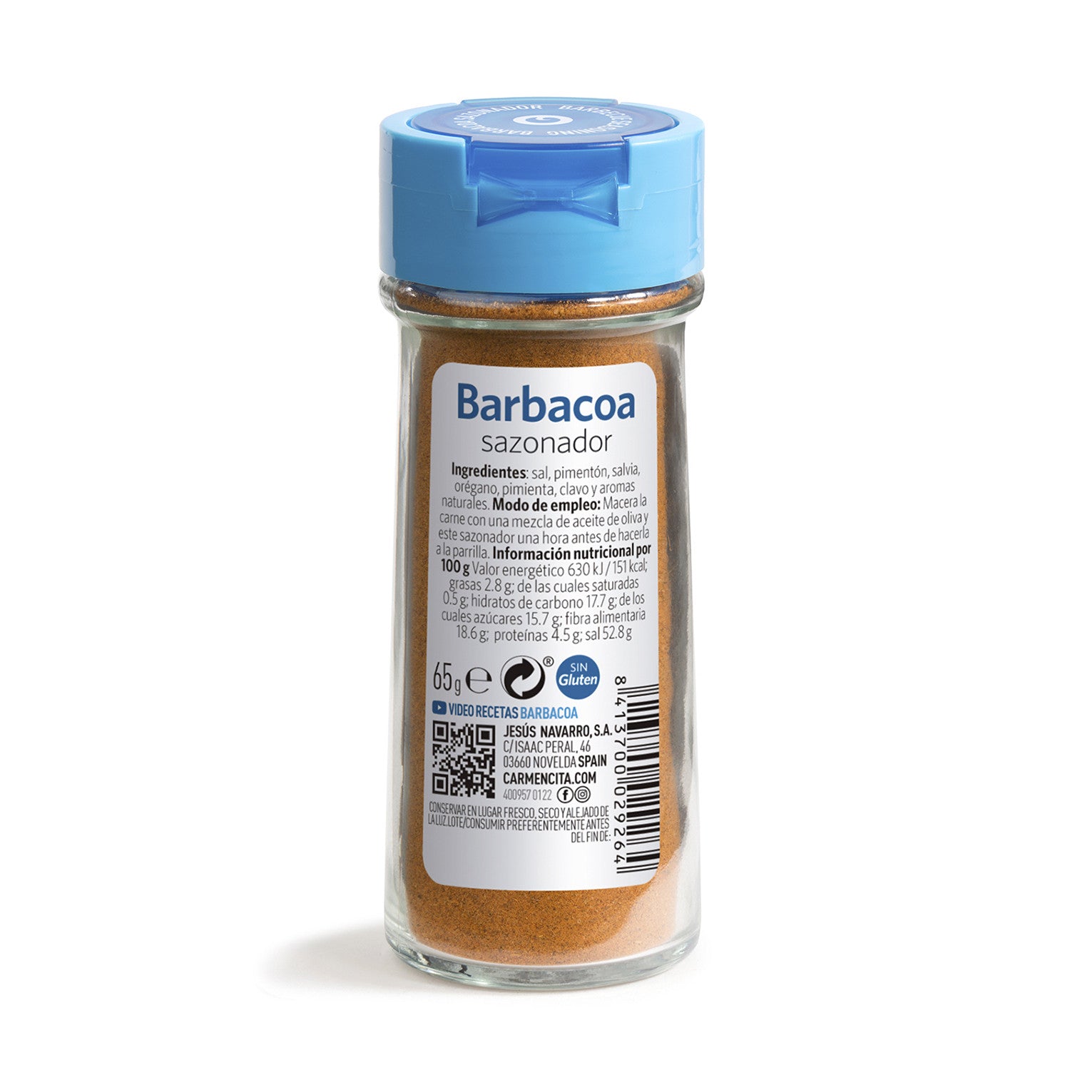 BARBACOA SAZONADOR CARMENCITA 65GRS.