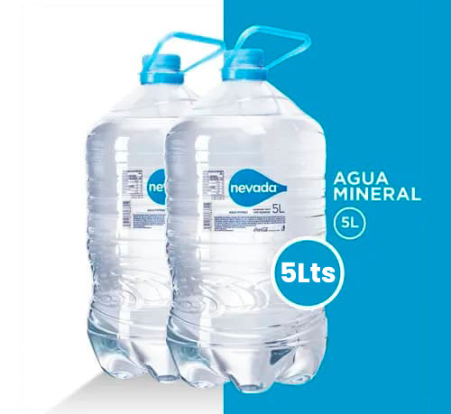 AGUA MINERAL NEVADA 5 LTS.
