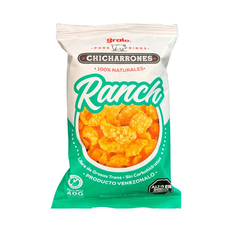 CHICHARRONES GRALO RANCH 40GRS