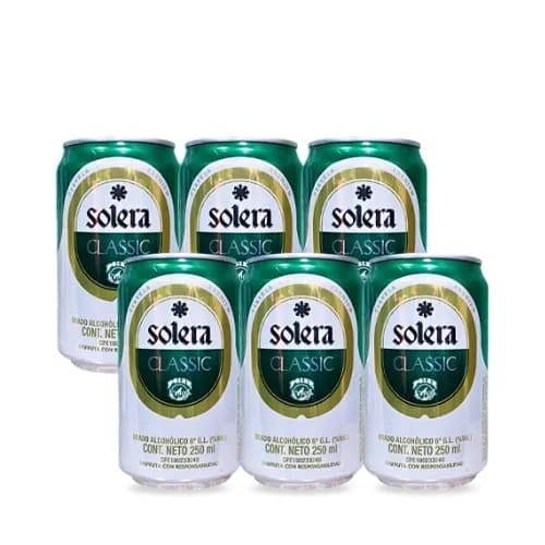 CERVEZA SOLERA VERDE LATA 250ML