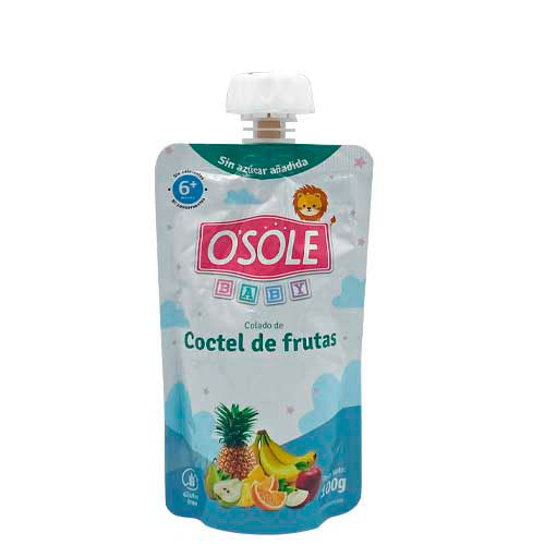 COMPOTA COCTEL DE FRUTAS SIN AZUCAR O´SOLE 100G