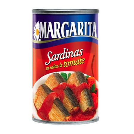 SARDINAS EN SALSA DE TOMATE MARGARITA 170GRS.