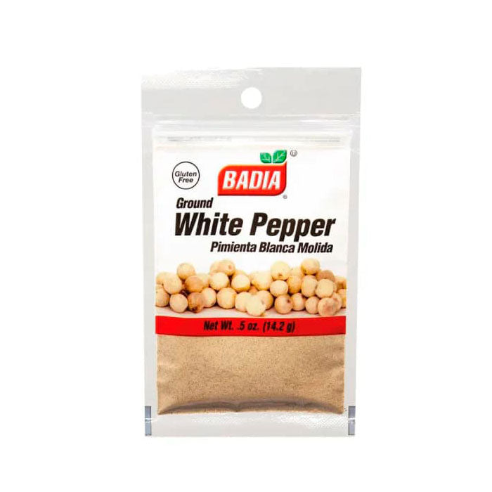 BADIA GROUND WHITE PEPPER (PIMIENTA BLANCA MOLIDA) 14.2G