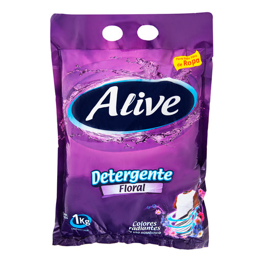 JABON DETERGENTE ALIVE FLORAL 1KG