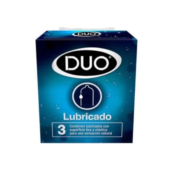 CONDONES DUO LUBRICADO 3UN