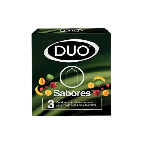 CONDONES DUO SABORES 3UN