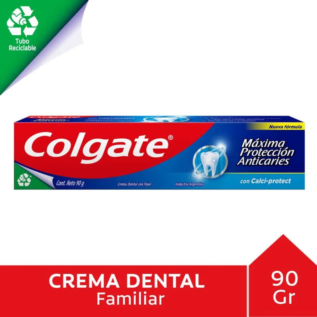 CREMA DENTAL COLGATE MAXIMA PROTECCION 90GRS.