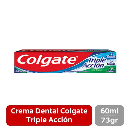 CREMA DENTAL COLGATE TRIPLE ACCION 60ML