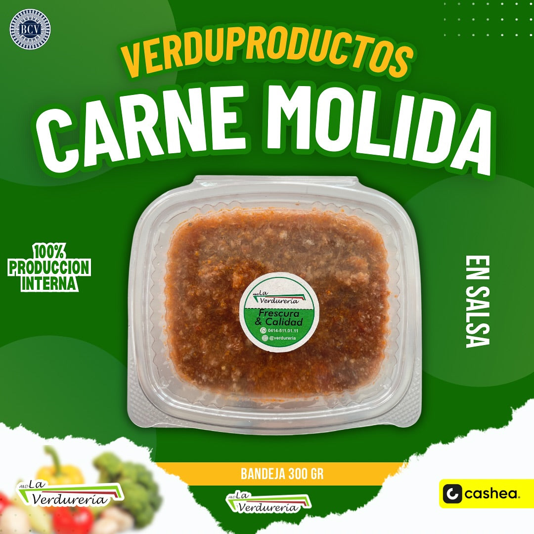 CARNE MOLIDA EN SALSA 300GR LA VERDURERIA