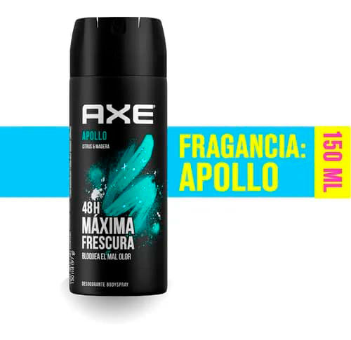 DESODORANTE AXE AEROSOL APOLLO 150ML
