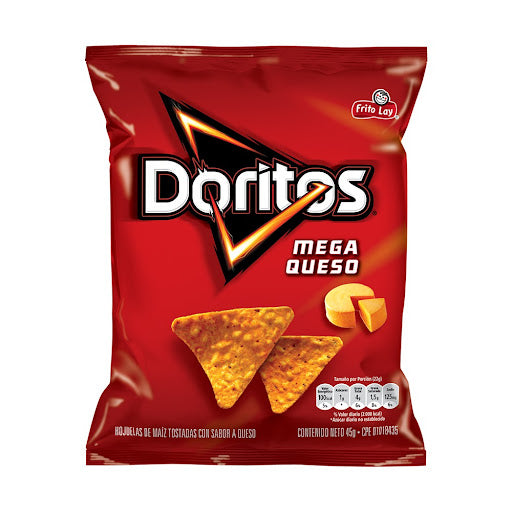 DORITOS MEGAQUESO 45GRS.