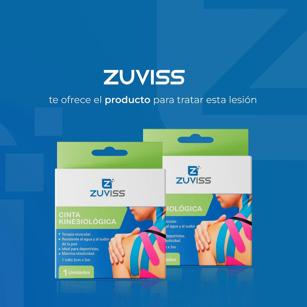 CINTA ADHESIVA KINESIOLOGICA ZUVISS 5CM*5M