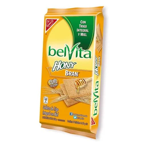 GALLETA BELVITA HONEY BRAN 9UND