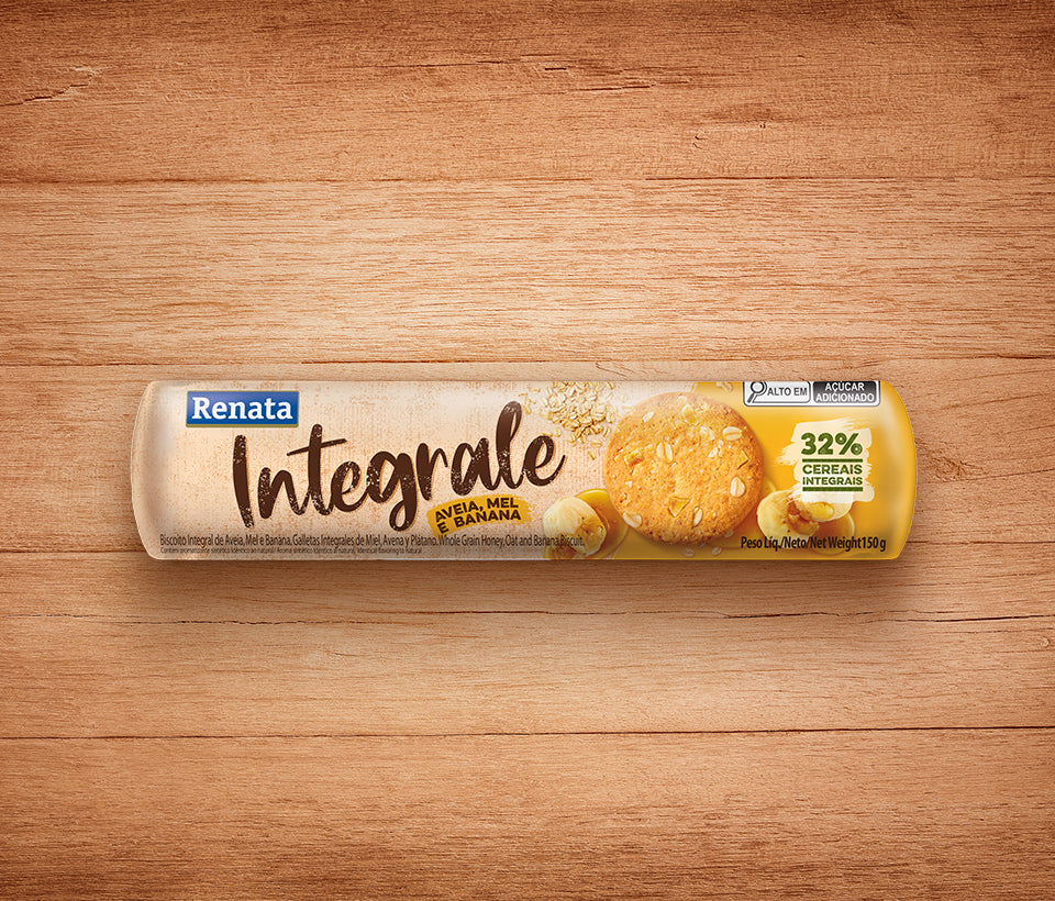 GALLETA INTEGRAL RENATA AVENA, MIEL Y BANANA