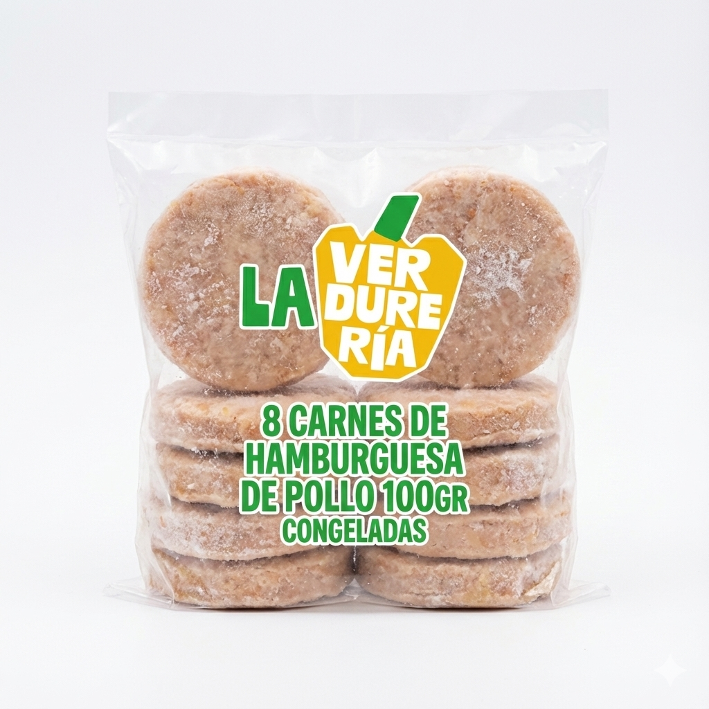 HAMBURGUESA DE POLLO 100GR LA VERDURERIA