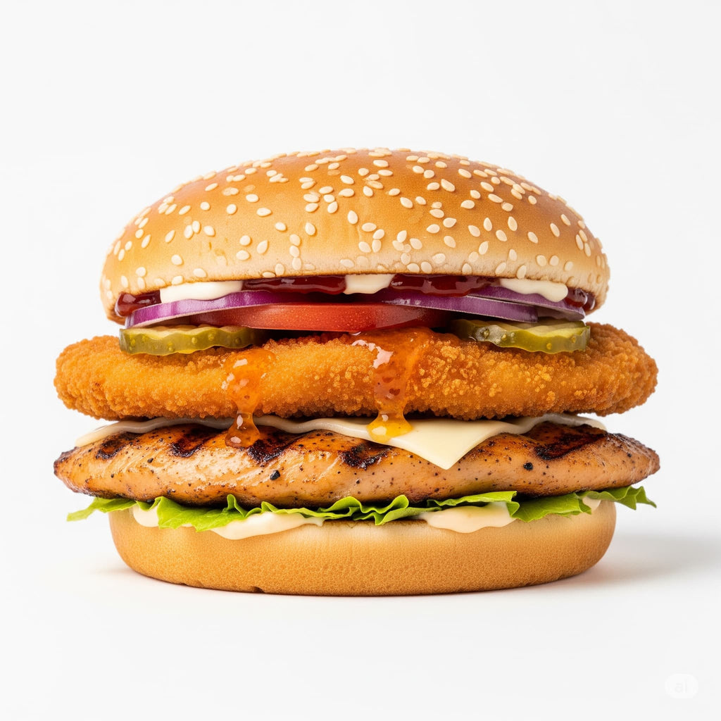 HAMBURGUESA DE POLLO/CHULETA 200GR LA VERDURERIA