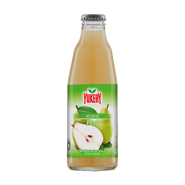 JUGO DE PERA YUKERY BOTELLA 250 ML.