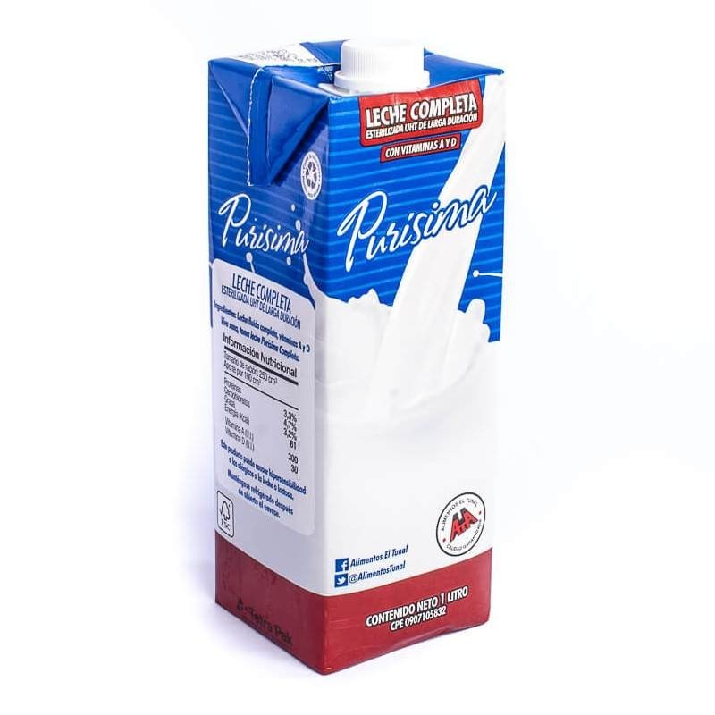 LECHE COMPLETA PURISIMA 1L