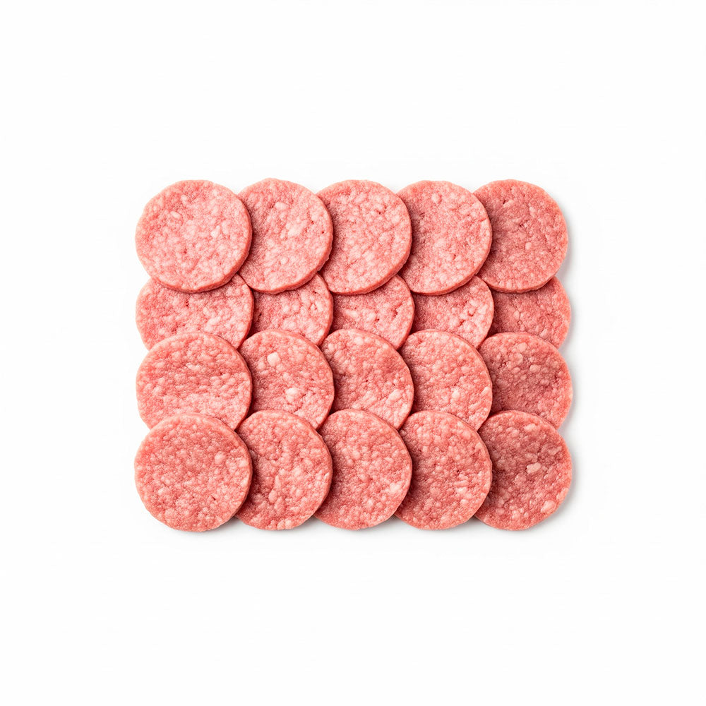PAQUETE MINI HAMBURGUESA POLLO 20 UND 40GR C/U