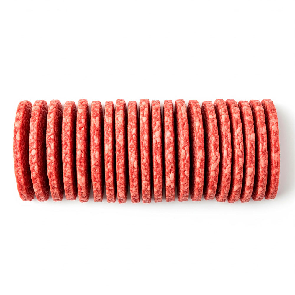 PAQUETE MINI HAMBURGUESA RES 20UND 40GR C/U